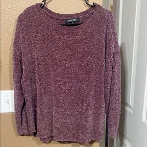 Ellen Tracy Women's V-Neck Sweater - Maroon